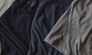 Close up of Taylor Stitch's Men's Cotton Hemp T-Shirt