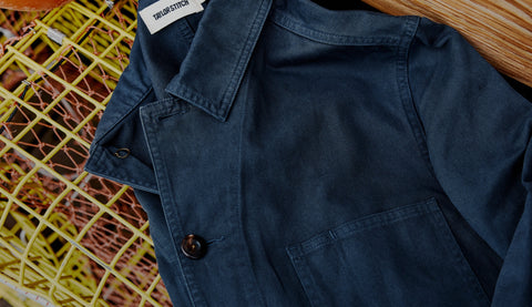 The Ojai Jacket in Navy Foundation Twill