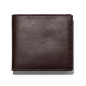 front of The Minimalist Billfold Wallet in Brown, Accessories by Taylor Stitch