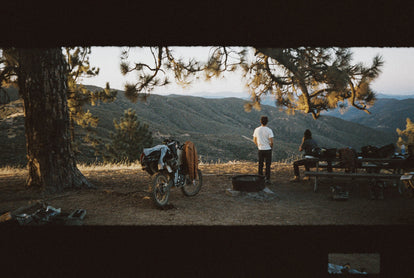 Wilderness Collective crew looking out over the mountains