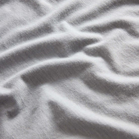 material shot of the fabric on The Merino Base Layer Tee in Sharkskin, Knits by Taylor Stitch