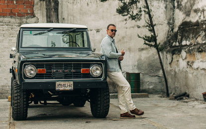 our guy rocking the ojai next to a bronco