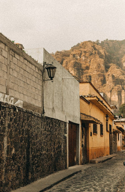 shot of the city street