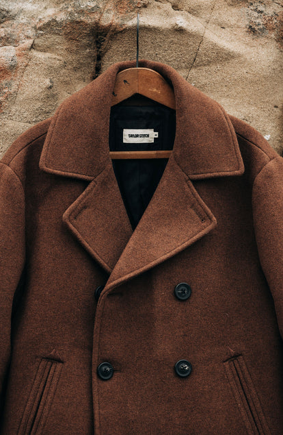 The Mariner Coat in Tarnished Copper Wool