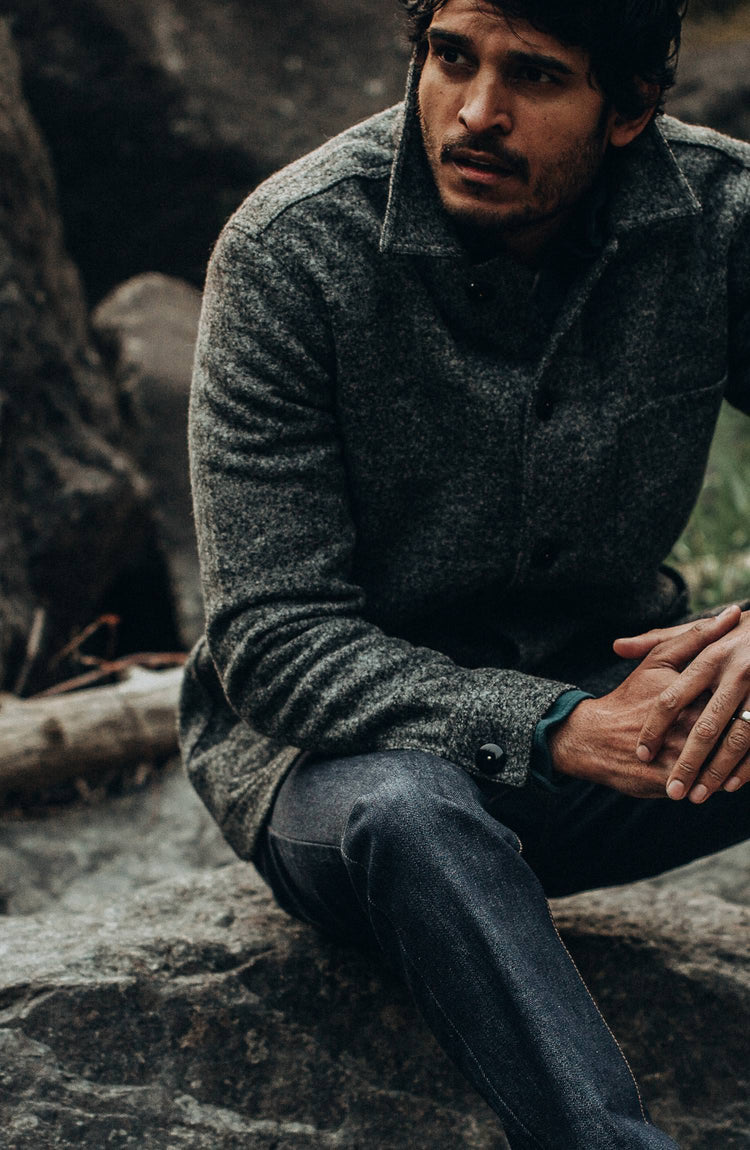 our guy wearing the ojai by the creek with text overlaying