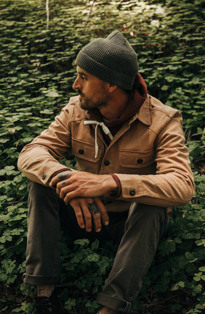 our guy rocking boss duck in California, cropped shot with text on the right