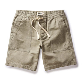 The Apres Trail Short in Light Sage Slub - featured image