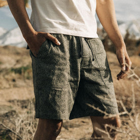 The Apres Trail Short in Static Camo Double Cloth - featured image