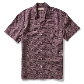 flatlay of The Short Sleeve Hawthorne in Port Shell, Wovens by Taylor Stitch