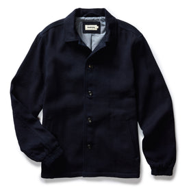 The Crew Jacket in Rinsed Indigo Sashiko - featured image