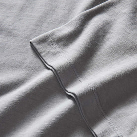 material shot of the cuffs on The Organic Cotton Tee in Overcast, Knits by Taylor Stitch