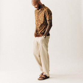 The Breakwater Pant in Natural Herringbone - featured image