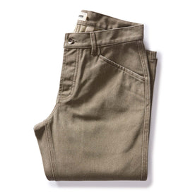 folded flatlay of The Camp Pant in Stone Chipped Canvas, Bottoms by Taylor Stitch