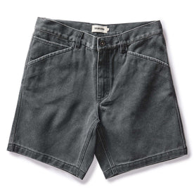 flatly of The Camp Short in Coal Chipped Canvas, Bottoms by Taylor Stitch