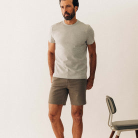 The Camp Short in Stone Chipped Canvas - featured image