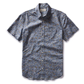 flatlay of The Short Sleeve Jack in Light Blue Floral, Wovens by Taylor Stitch