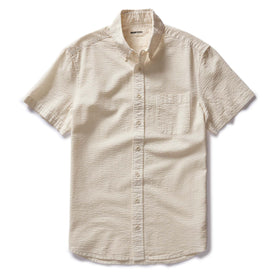 The Short Sleeve Jack in Natural Seersucker - featured image