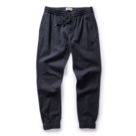 flatlay of The Apres Pant in Navy Twist Jaspe Twill, Bottoms by Taylor Stitch