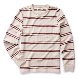 The Colton Crew in Oat Heathered Stripe - featured image