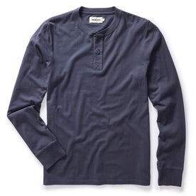 The Organic Cotton Henley in Navy - featured image