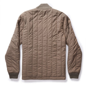 flatlay of The Able Jacket in Morel Quilted Nylon, from the back, Outerwear by Taylor Stitch