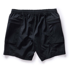 flatlay of the back of The Challenge Cargo Short in Black, Bottoms by Taylor Stitch