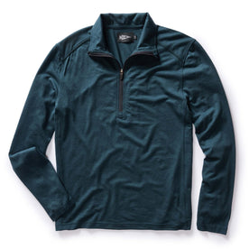 The Merino Half Zip in Forest - featured image