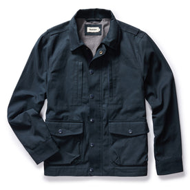 The Pathfinder Jacket in Dark Navy Dry Wax - featured image