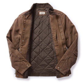 open flatlay of The Workhorse Jacket in Aged Penny Chipped Canvas, Outerwear by Taylor Stitch