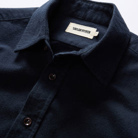 material shot of The Yosemite Shirt in Dark Navy, Wovens by Taylor Stitch