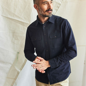 The Yosemite Shirt in Dark Navy - featured image