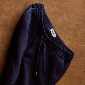 The Apres Pant in Rinsed Indigo Sashiko - featured image