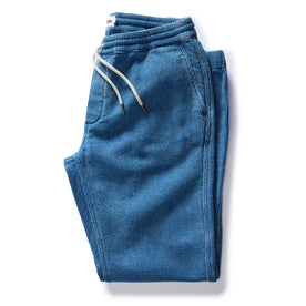 The Apres Pant in Washed Indigo Sashiko - featured image