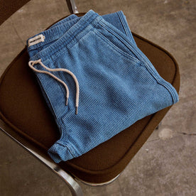 The Apres Pant in Washed Indigo Sashiko - featured image