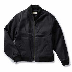 The Insulated Bomber Jacket in Coal Dry Wax - featured image