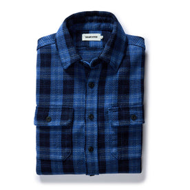 The Division Shirt in Rinsed Indigo Plaid - featured image