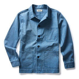 The Ojai Jacket in French Blue Herringbone - featured image