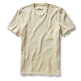 The Organic Cotton Short Sleeve Crew in Vintage White Waffle - featured image