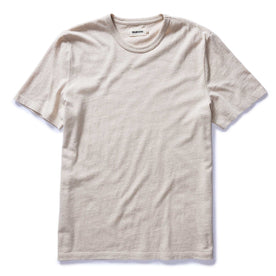 The Organic Cotton Tee in Heather Oat - featured image