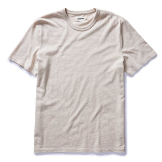 The Organic Cotton Tee in Heather Oat