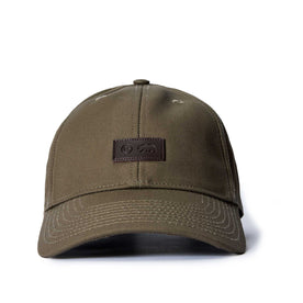 The Pathfinder Cap in Fatigue Olive Dry Wax - featured image