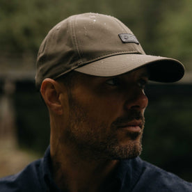 The Pathfinder Cap in Fatigue Olive Dry Wax - featured image