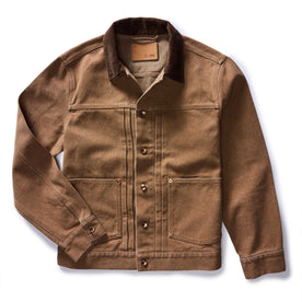 The Ryder Jacket in Tobacco Chipped Canvas - featured image