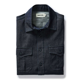 The Saddler Shirt in Indigo Broken Twill - featured image