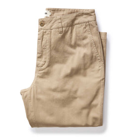 The Slim Foundation Pant in Organic Khaki - featured image