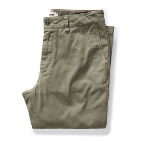 The Slim Foundation Pant in Organic Smoked Olive - featured image