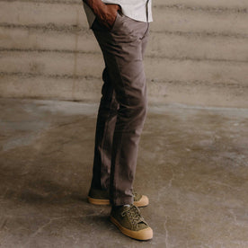 The Slim Foundation Pant in Organic Espresso - featured image