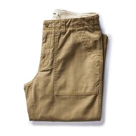 The Surplus Pant in Khaki Reverse Sateen - featured image