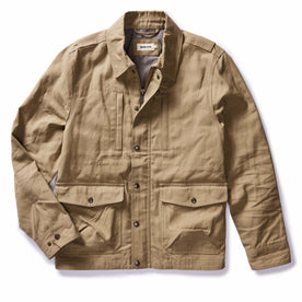 The Pathfinder Jacket in Khaki Dry Wax - featured image