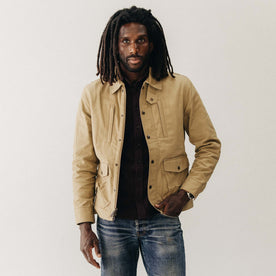 The Pathfinder Jacket in Khaki Dry Wax - featured image